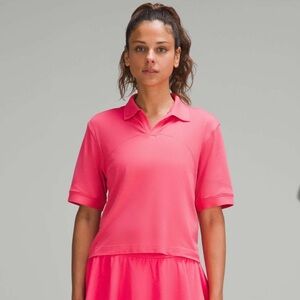 lululemon Women's Swiftly Tech Relaxed-Fit Polo Shirt size 6